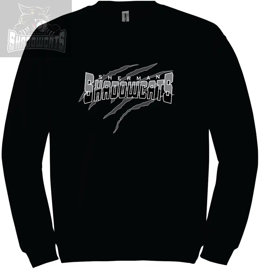 SCRATCH CREWNECK Shadowcats Den