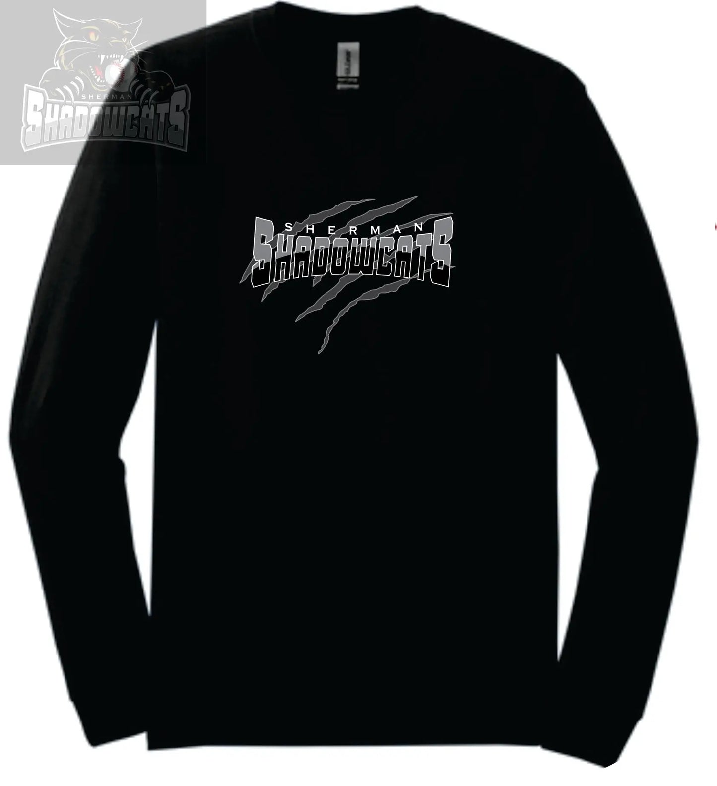 SCRATCH LONG SLEEVE T-SHIRT Shadowcats Den